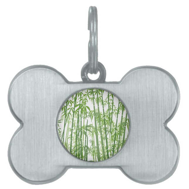 Bamboo 7 pet ID tag (Front)