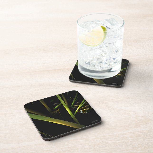 Bamboo Abstract Coaster (Right Side)