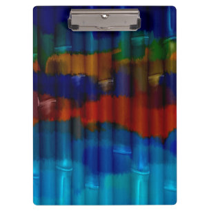 Bamboo Acrylic Painting 2 Clipboard