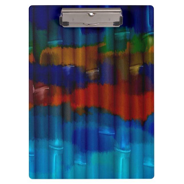 Bamboo Acrylic Painting 2 Clipboard (Front)