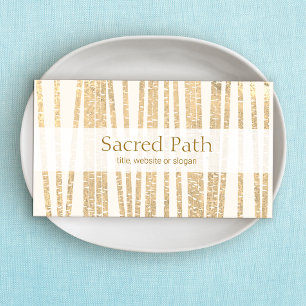 Bamboo Alternative Medicine and Natural Wellness Business Card