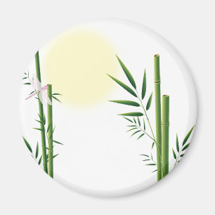 Bamboo and Dragonfly Magnet