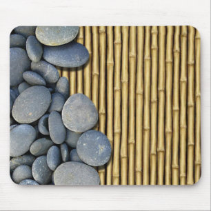 Bamboo and Stones Mouse Pad
