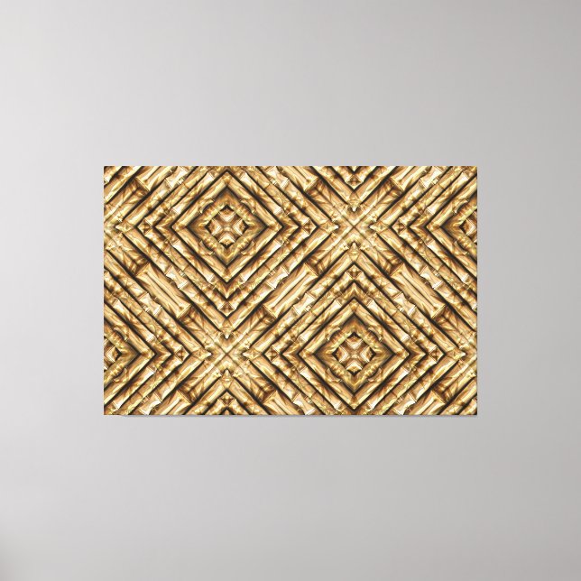 Bamboo Art 1 Wrapped Canvas (Front)