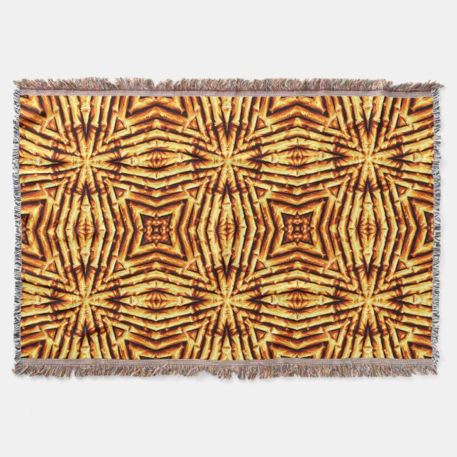 Bamboo Art 2B Throw Blanket (Front)