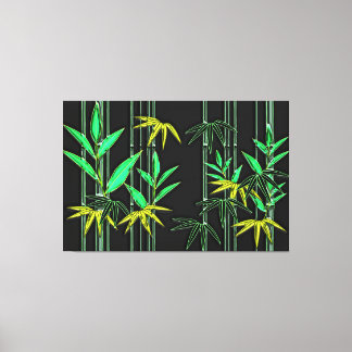 Bamboo Art 3 Canvas Print