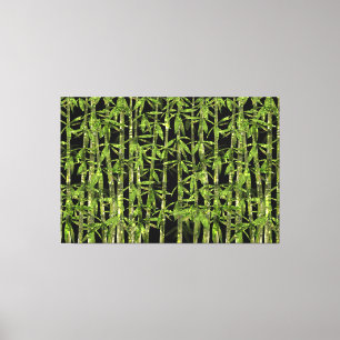 Bamboo Art 4A Canvas Print