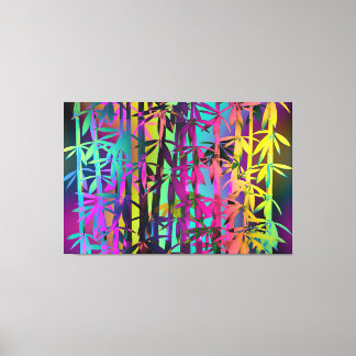 Bamboo Art 5 Canvas Print