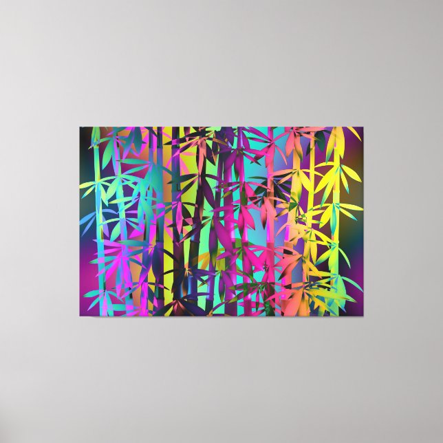 Bamboo Art 5 Canvas Print (Front)
