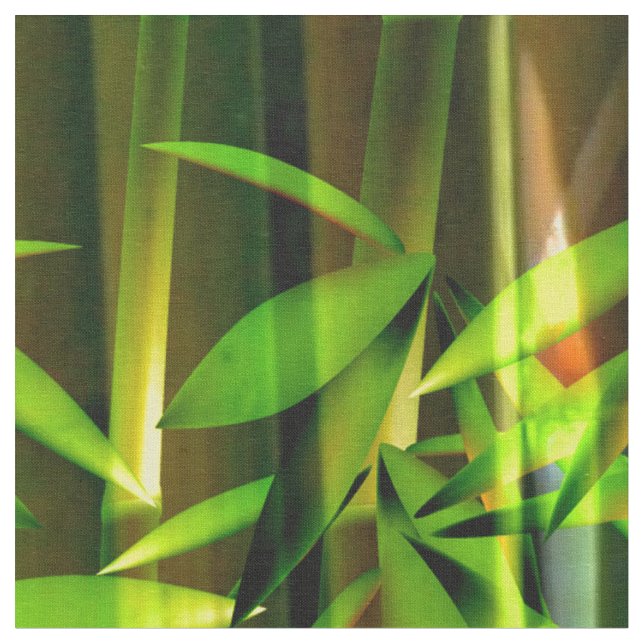 Bamboo Art 6 Custom Fabrics Fabric (Close Up)