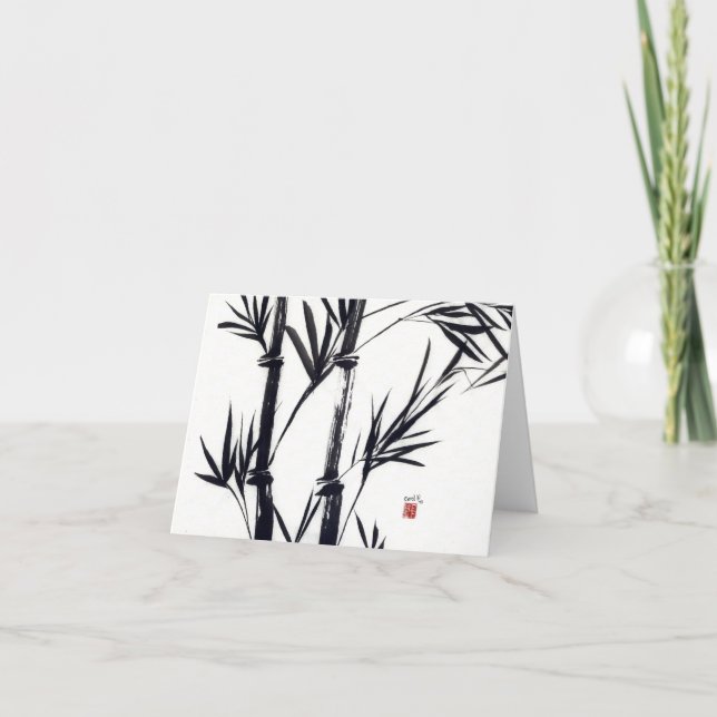 bamboo art notecard (Front)