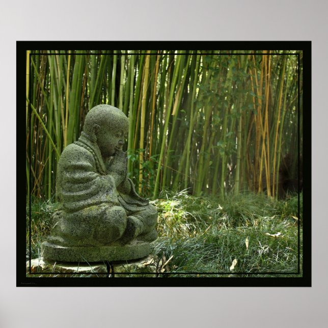 Bamboo Buddha Print -24x20 -other sizes available (Front)