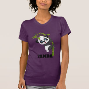Bamboo Buddy Hangin’ with My Snack Panda Peekaboo  T-Shirt