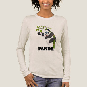 Bamboo Buddy Hangin’ with My Snack Panda Peekaboo Tri-Blend Shirt
