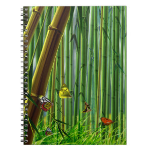 Bamboo & Butterfly Art 1 Notebook