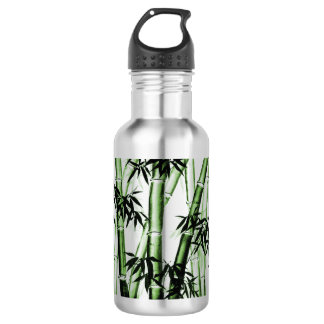 Bamboo Chinese Art - one - green 532 Ml Water Bottle
