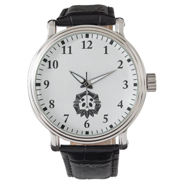 Bamboo Circle with Panda Watch (Front)
