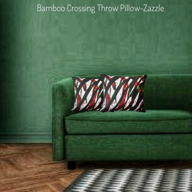 Bamboo Crossing Cushion (Creator Uploaded)