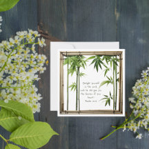Bamboo Customisable Bibe Verse Flat Card