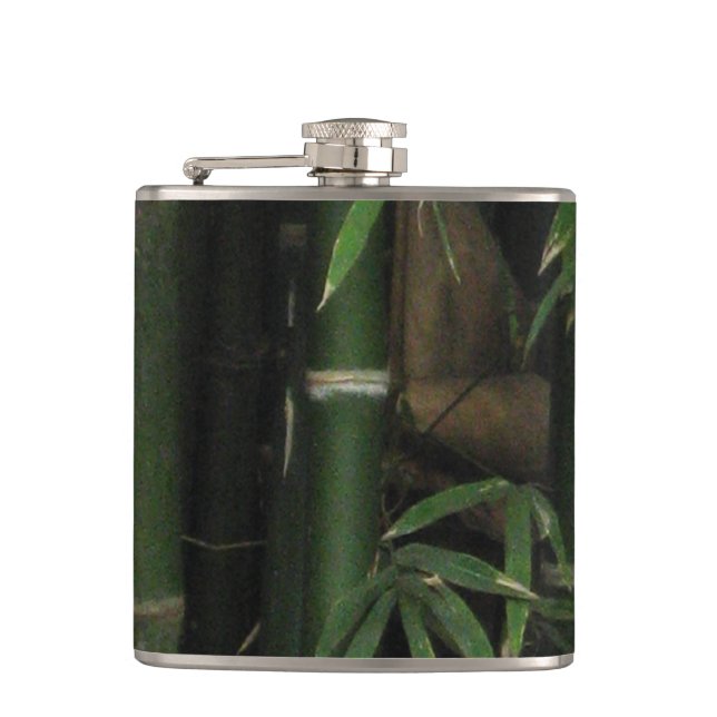 Bamboo ... Fao Rai, Nong Khai, Isaan, Thailand Hip Flask (Front)