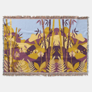 Bamboo Forest Blanket – Mustard & Plum Folk Art