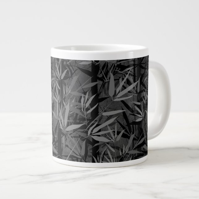 Bamboo forest. bone china mug (Front Right)