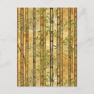 Bamboo Forest Chiyogami Postcard
