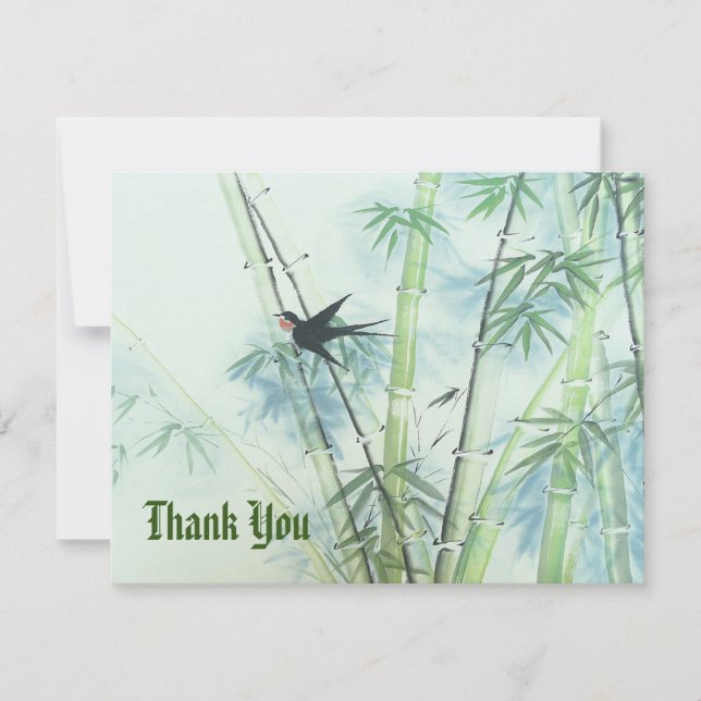 Bamboo Forest - green Card (Front)