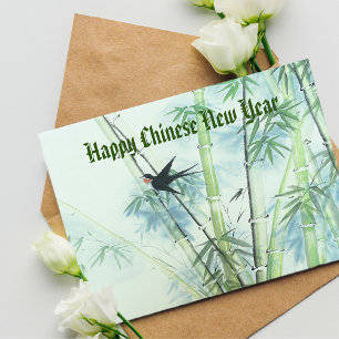 Bamboo Forest - green Card