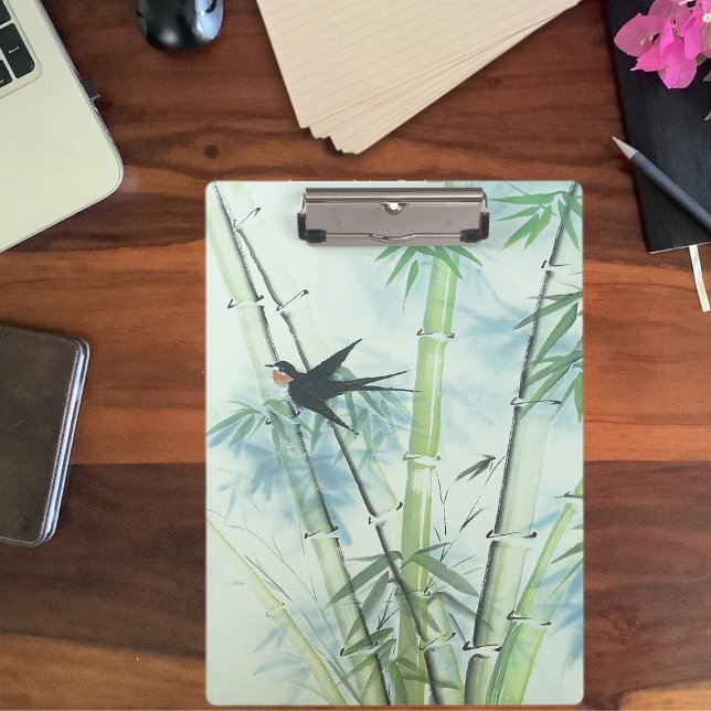 Bamboo Forest - green Clipboard (Creator Uploaded)