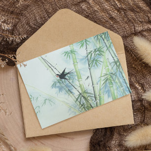 Bamboo Forest - green Postcard