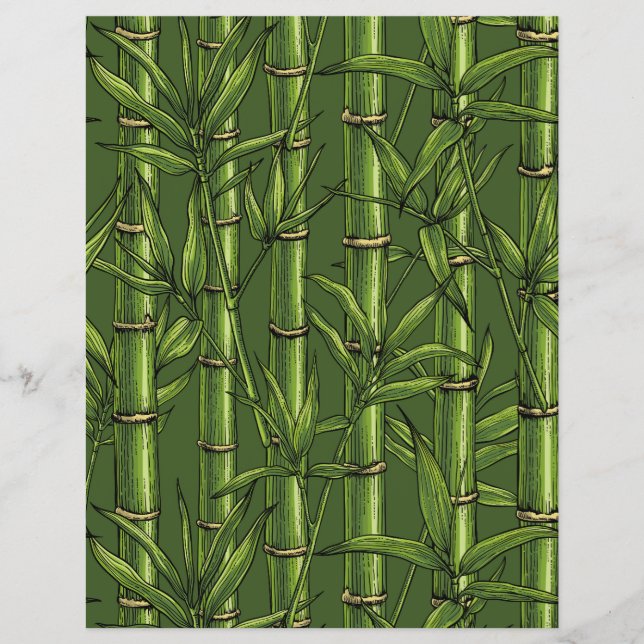 Bamboo forest in green (Front)