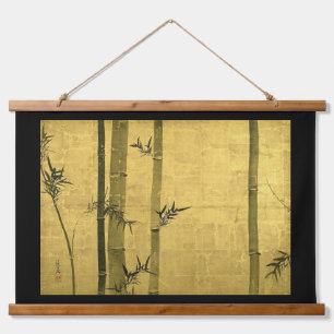 Bamboo Forest, Ogata Kōrin, Sumi-e Hanging Tapestry