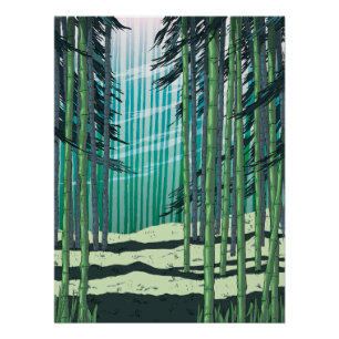 Bamboo Forest Poster