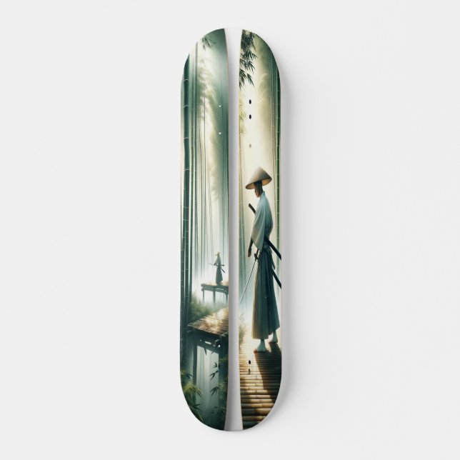 Bamboo Forest Swordsmanship Skateboard (Front)