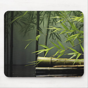 Bamboo Forest Tranquil Peaceful Nature Mouse Pad