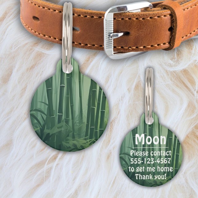 Bamboo Forest with River Pet Tag (Creator Uploaded)