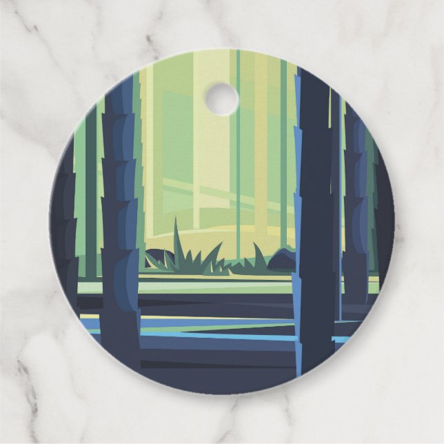 Bamboo forests favour tags (Front)