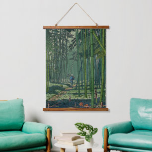 Bamboo Grove of Saga Fujishima Takeji   Hanging Tapestry