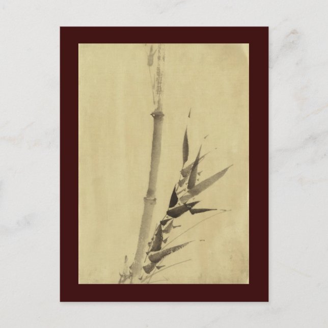 Bamboo, Hokusai Japanese Fine Art Postcard (Front)