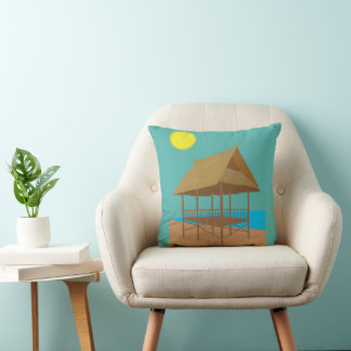 Bamboo Hut Cushion