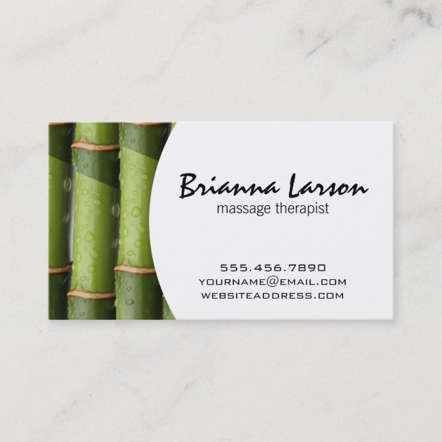 Bamboo II Business Card (Front)