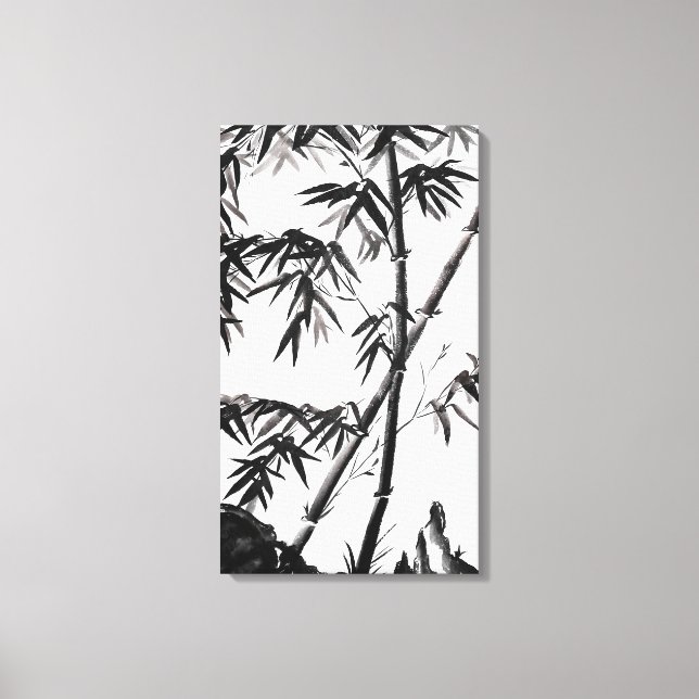 Bamboo in Spring Canvas Print (Front)