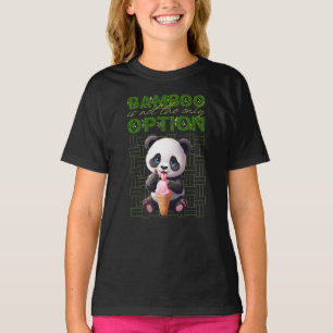 Bamboo is not the only option, ice cream panda T-Shirt