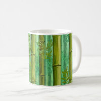 Bamboo Jungle Grove Warm Cool Greens