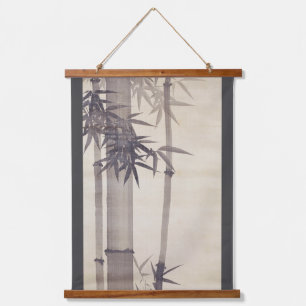 Bamboo, Kiitsu, Ink Painting Hanging Tapestry