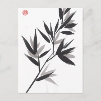 Bamboo Leaves Postcard