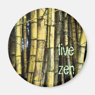 bamboo live zen magnet
