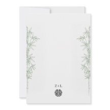 Bamboo Love Double Happiness Chinese Wedding