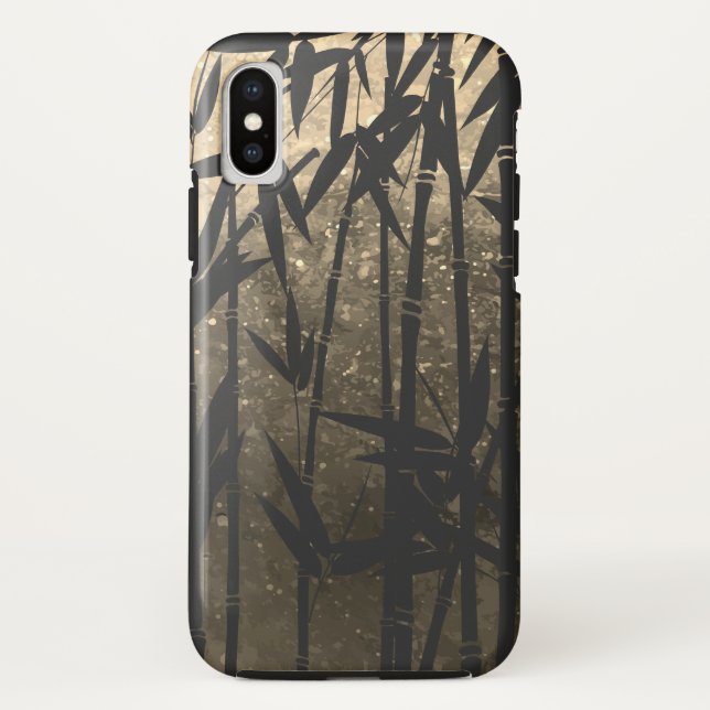 Bamboo Marble sepia Case-Mate iPhone Case (Back)